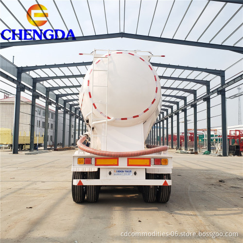 Chengda 12M3/Minute Bohai  Brand Weichai Diesel Engine Bulk Cement Semi Trailer For Sale
